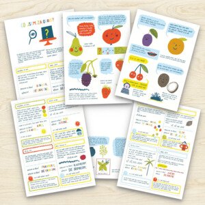 Ovoce - hádankové karty s úkoly