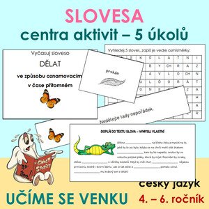 Slovesa - centra aktivit