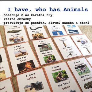 I have, who has? Animals