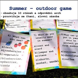Summer questions - outdoor game