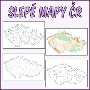 Česká republika - Slepé mapy