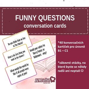 Funny questions conversation cards