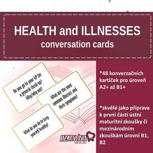 Health and illnesses conversation cards