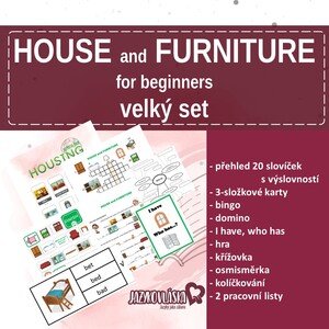 House and furniture for beginners velký set