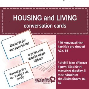 Housing and living conversation cards