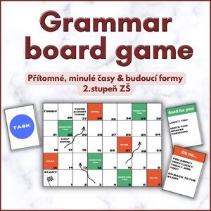 Desková hra k opakování anglické gramatiky | 2.stupeň ZŠ