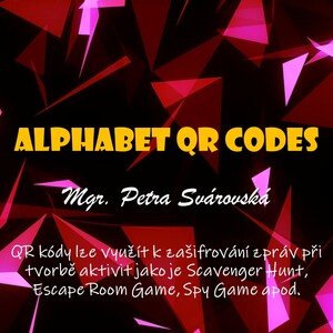 Alphabet QR codes