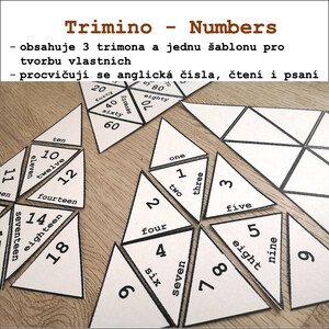 Trimino - Numbers - Čísla