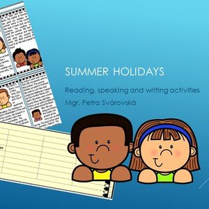 Summer holidays speaking activities