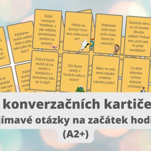 Čeština pro cizince: Kartičky s netradičními otázkami (warm-up)