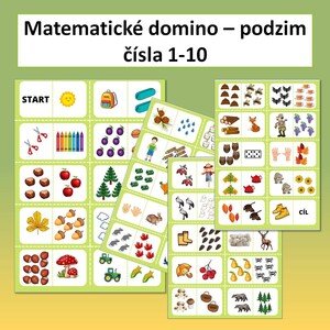 Matematické domino - podzim (počet 1-10)