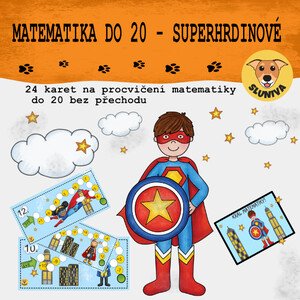 Matematika do 20   — Superhrdinové  — bez přechodu