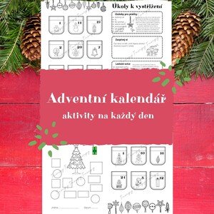 Adventní kalendář s aktivitami pro děti 