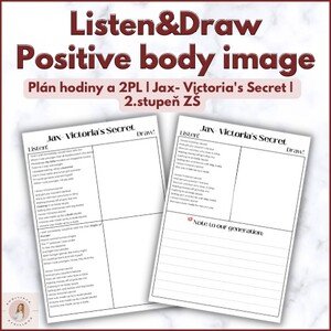 Listen and draw | Positive body image | Plán hodiny a PL pro 2.stupeň ZŠ