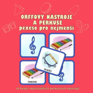 Orffovy nástroje a perkuse - pexeso pro nejmenší