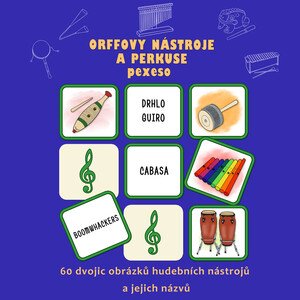 Orffovy nástroje a perkuse - pexeso