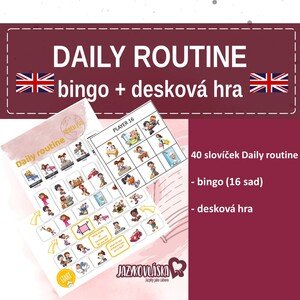 Daily routine bingo a desková hra