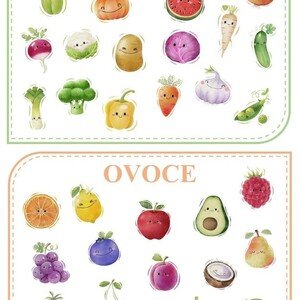 Hravá zelenina s ovocem - 12 aktivit a 2 plakáty