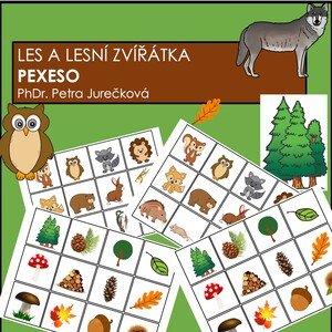 PEXESO - Lesní zvířátka, les