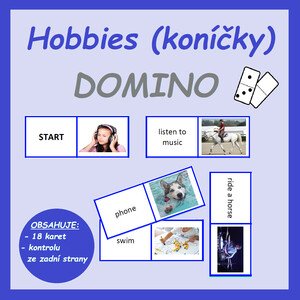 Hobbies (koníčky) - domino