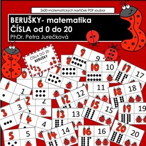 BERUŠKY - ČÍSLA DO 20 matematické kartičky
