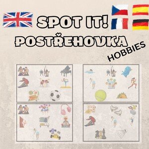 Spot it - postřehovka - hobbies, koníčky