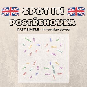 Spot it - postřehovka - past simple, irregular verbs