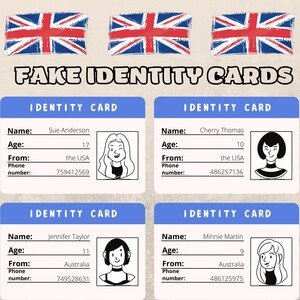 Fake identity cards