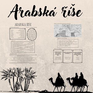 Arabská říše - pracovní list