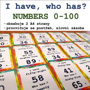 I have, who has Numbers - 0-100