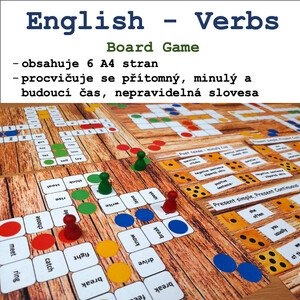 Board game - English Irregular Verbs