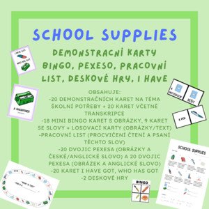 School supplies - velký soubor