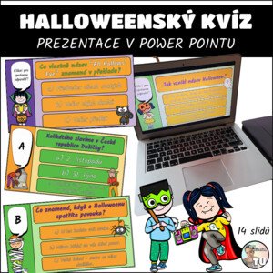 Halloweenský kvíz - prezentace Power Point