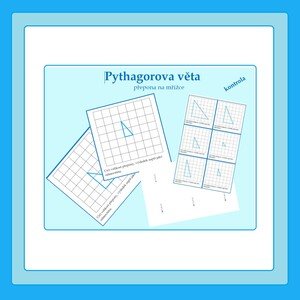 Pythagorova věta - přepona na mřížce