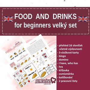 Food and drinks for beginners velký set