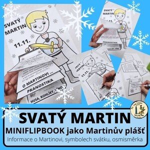Svatý Martin - plášť-miniflipbook