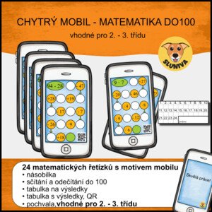 Chytrý mobil - matematika do 100 - Sluniva
