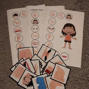 LIDSKÉ TĚLO - soubor didaktických her a pracovních listů