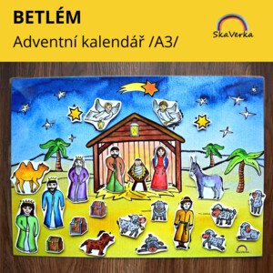 BETLÉM - adventní kalendář /A3/
