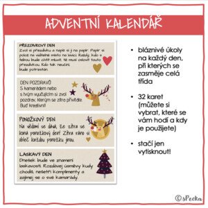 Úkoly pro adventní kalendář