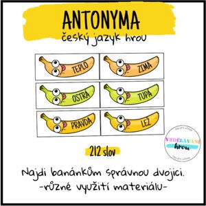 Antonyma - šílené banány