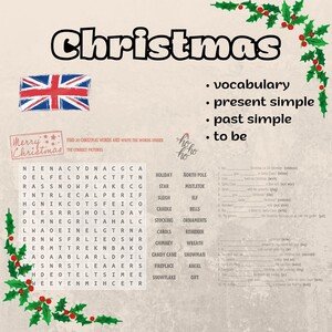 Christmas - to be, present simple, past simple