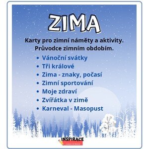 ZIMA - tematické karty pro náměty a aktivity