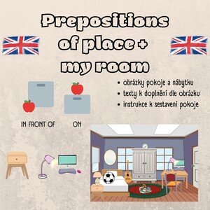Prepositions of place & my room