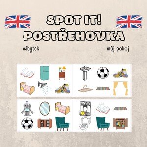 Spot it! - Postřehovka - my room, furniture
