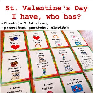 I have, who has? St. Valentines Day