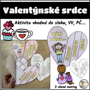 Valentýnské srdce - tvoření