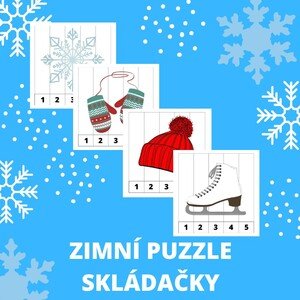 Zimní puzzle/skládačky