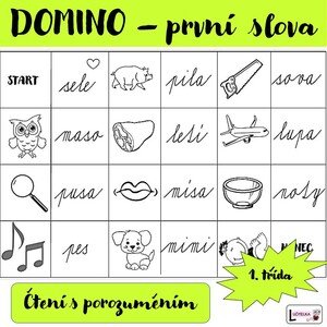 Domino - první čtení s porozuměním 