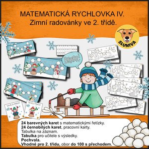 Matematická rychlovka IV. - Zimní radovánky ve 2. třídě. - Sluniva
